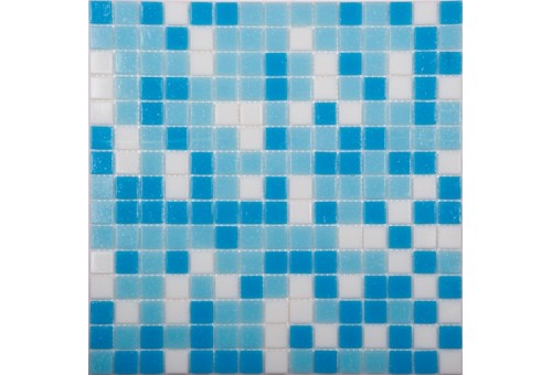 MIX2 бело-сине-голубой (бумага) NS mosaic