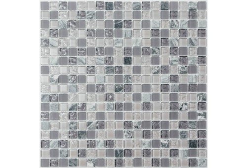 S-858 стекло камень (15*15*4) 305*305ь NS mosaic
