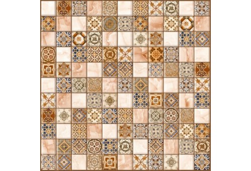 Орнелла коричневая арт-мозаика 5032-0199