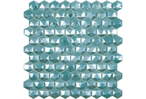 Hex Diamond 370D Turquoise мозаика