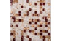 MIX6 коричневый (сетка 20х20х4) 327*327 Ns-mosaic