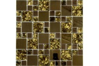 MS-612 метал стекло  (15х48x8) 300*300 Ns-mosaic